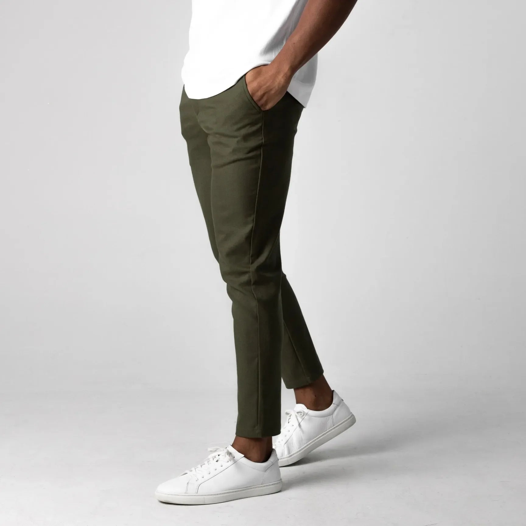 Chino Elástico Premium Verde